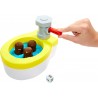 Mattel Games ​Acchiappa la Cacca Turbo gioco per bambini con water giocattolo, 3 pezzi di cacca, 1 dado e istruzioni GND67