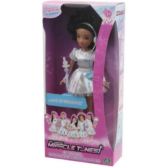 Giochi Preziosi Miracle Tunes Fashion Doll Jasmine Vestizione White Transformation
