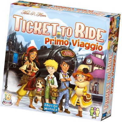 Asmodee Ticket To Ride: Primo Viaggio Gioco da Tavolo per tutta la Famiglia Edizione in Italiano 8516