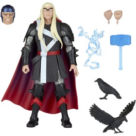 Hasbro Marvel Legends Series Thor Araldo di Galactus Action Figure 15 cm con 6 Accessori e 1 Parte Build-A-Figure,