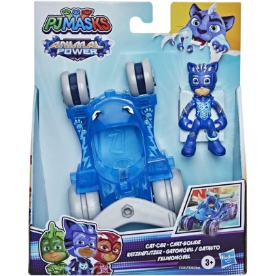 PJ Masks Pigiamini Animale Power Chat-Bolide Veicolo e Personaggio