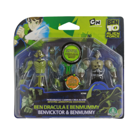 Ben 10 Alien creation figure set 2 figure pack Ben dracula & Benmummy
