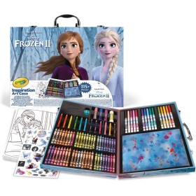 Crayola Valigetta Colori Disney Frozen 2 Kit Creativo con 115 Pezzi Assortiti Crayola Valigetta Colori Disney Frozen 2 Kit Creativo con 115 Pezzi Assortiti