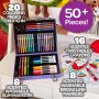 Crayola Silly Scents Mini Valigetta dei Colori Profumati 50+ Pezzi 04-0015