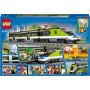 Lego City 60337 Treno Passeggeri Espresso Locomotiva Telecomandata con Luci Dimmerabili e Binari
