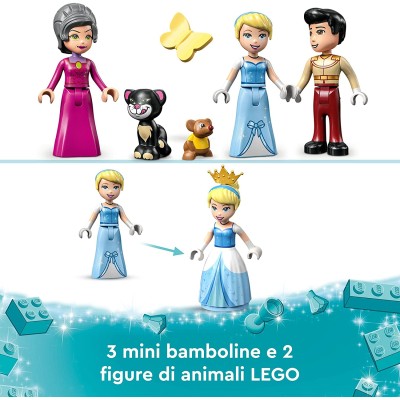 Lego Disney Princess 43206 Il Castello di Cenerentola e del Principe Azzurro