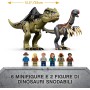 LEGO Jurassic World 76949  l’Attacco del Giganotosauro e del Terizinosauro con 6 Minifigure e 2 Dinosauri