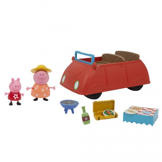 Peppa Pig Lautomobile Della Famiglia Pig Con Suoni E 2 Personaggi Giochi Preziosi Ppc48000