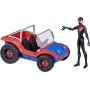 Hasbro Marvel Spider-Man La Macchina di Miles Morales e Spider-Ham da 15 cm con Action Figure