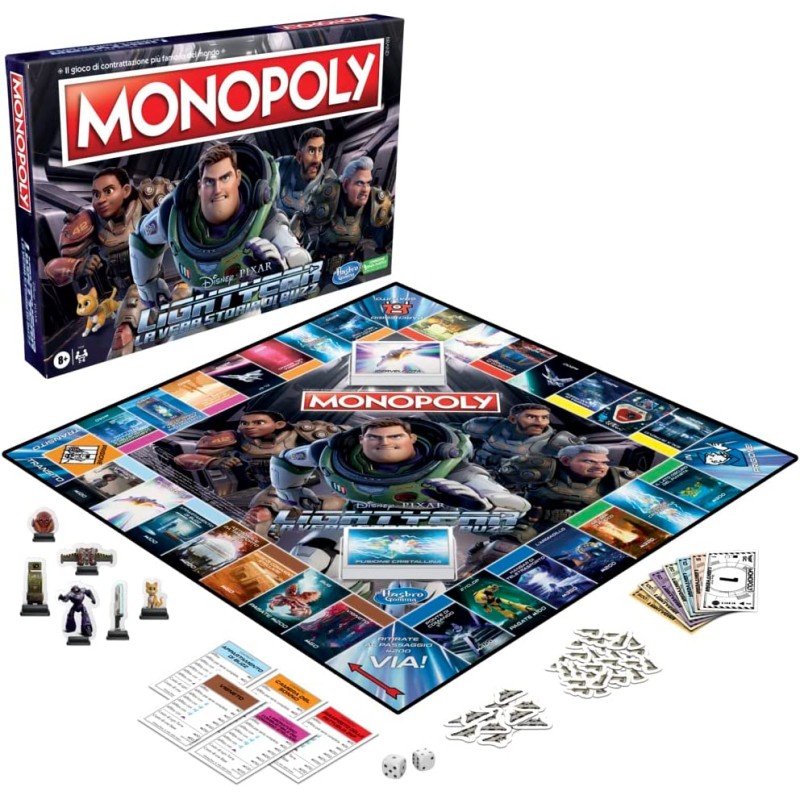 Hasbro - Monopoly - Niente è Come Sembra, Gioco Da Tavolo Per Famiglie Et 8 Con La Lente Di Ingrandimento Di Mr Monopoly F2674103 5010993880287