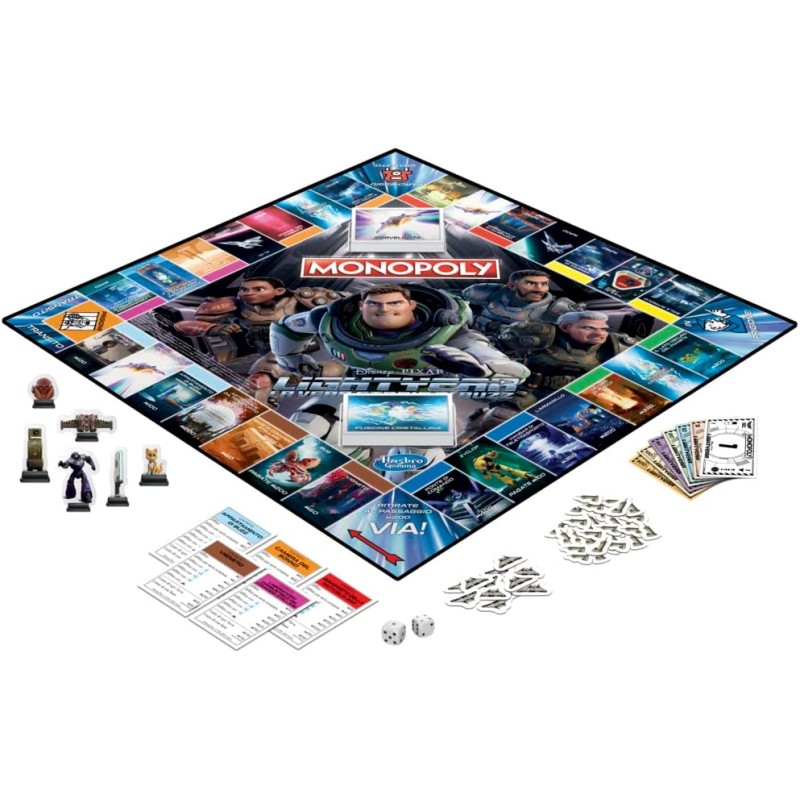 Monopoly F8046 Edizione Lightyear di Disney Pixar gioco da