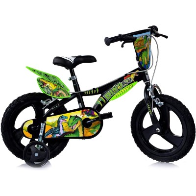 Dino Bikes 614L-DS Bicicletta Bambino Dinosauri Misura 14"