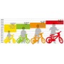Dino Bikes 614L-DS Bicicletta Bambino Dinosauri Misura 14"