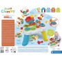 Clementoni 17704 Soft Clemmy-Touch Discover & Play Sensory Table con Mattoncini Morbidi Made in Italy