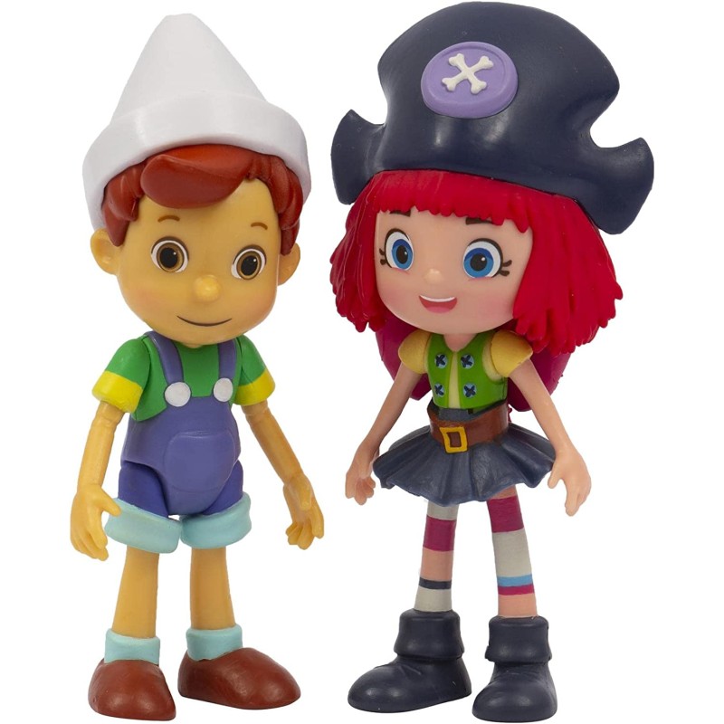 Giochi Preziosi PNH02200 Pinocchio - Blister Doppio Pinocchio E Freeda 9 Cm  E Accessori