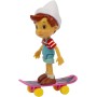 Giochi Preziosi PNH00100 Pinocchio - Personaggio Singolo Pinocchio 9 Cm Con Skate