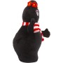 Barbapapà BAP43800 Peluche Barbamamma Morbidoso E Soffice con Sciarpa A Righe Bianca E Rossa