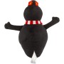 Barbapapà BAP43800 Peluche Barbamamma Morbidoso E Soffice con Sciarpa A Righe Bianca E Rossa