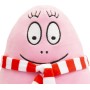 Barbapapa BAP43900 Peluche Barbapapà Morbidoso E Soffice con Sciarpa A Righe Bianca E Rossa