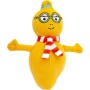 Barbapapa BAP43500 Peluche Borbottina Morbidoso E Soffice con Sciarpa A Righe Bianca E Rossa