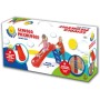 Mandelli 705500016 Sport1 Scivolo Pieghevole 3 gradini in plastica Rosso Salvaspazio 130x47x72 Cm