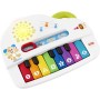 Fisher-Price HHX13 Pianoforte Cagnolino Ridi & Impara Portatile con Luci Versi degli Animali e 4 modalità di gioco