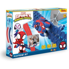 Smoby 7600180918 Spidey FleXtreme Set 4.4 m di pista con 1 auto spidey e batterie incluse Smoby 7600180918 Spidey FleXtreme Set 4.4 m di pista con 1 auto spidey e batterie incluse