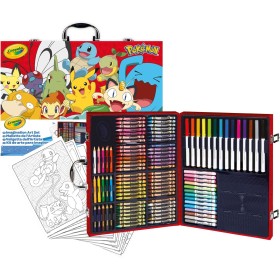 Crayola 04-2931 Valigetta dell'Artista Pokémon Set Creativo con 115 pezzi Crayola 04-2931 Valigetta dell'Artista Pokémon Set Creativo con 115 pezzi