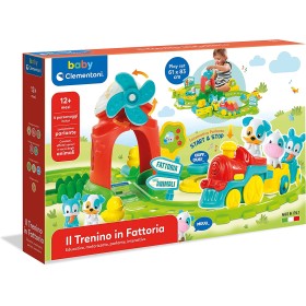 Clementoni 17756 Trenino in Fattoria Playset Parlante Interattivo E Motorizzato Versione in Italiano