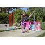 Barbie Camper dei Sogni con Scivolo e Piscina 2 Cuccioli 7 Aree Gioco HCD46