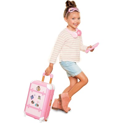 Disney Princess Style Collection Trolley Deluxe, set da gioco con valigia e accessori da viaggio 14 accessori