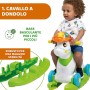 Chicco 00113140 Baby Rodeo Cavallo Cavalcabile a Dondolo educativo con 3 Pulsanti Interattivi