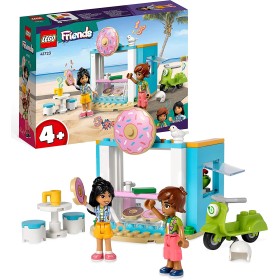 LEGO 41723 Friends Negozio di Ciambelle con Mini Bamboline Liann e Leo e Scooter