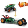 LEGO Technic 42149 Monster Jam Dragon Set 2in1 con Pull-Back Auto Offroad Monster Truck e Macchina Buggy