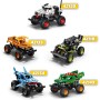 LEGO Technic 42149 Monster Jam Dragon Set 2in1 con Pull-Back Auto Offroad Monster Truck e Macchina Buggy