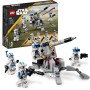 LEGO Star Wars 75345 Battle Pack Clone Troopers Legione 501 con Cannone Giocattolo Anticarro AV-7 e Shooter più 4 minifigure