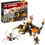 Lego Ninjago 71782 Drago di Terra di Cole Evolution Drago Potenziabile con Figura di Scorpione da Battaglia e 2 Minifigure