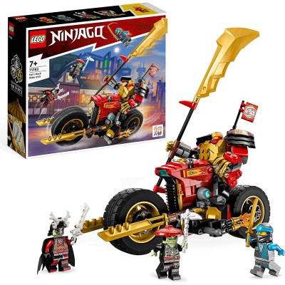 LEGO NINJAGO 71783 Mech Rider di Kai EVOLUTION Moto Ninja Potenziabile con Action Figure e 2 Minifigure