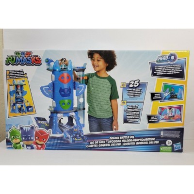 Hasbro F2101 PJ Masks Super pigiamini Quartier Generale Deluxe playset con  2 action figure e veicolo