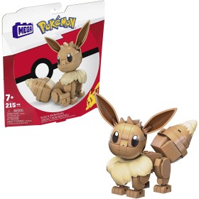 Mega Construx HDL84  Pokémon Eevee da costruire e collezionare con 215 pezzi Mega Construx HDL84  Pokémon Eevee da costruire e collezionare con 215 pezzi