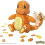 Mega HHL13 Pokémon Charmander Gigante con 750 mattoncini e l'iconica Coda fiammante