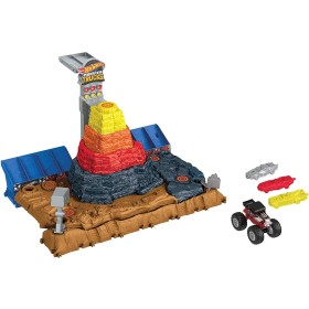 Mattel HNB96 Hot Wheels Monster Trucks Arena degli Scontri Bone Shaker con 1 Bone Shaker e 3 auto da demolire Mattel HNB96 Hot Wheels Monster Trucks Arena degli Scontri Bone Shaker con 1 Bone Shaker e 3 auto da demolire