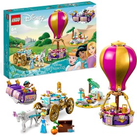 LEGO Disney Princess 43216 Il Viaggio Incantato della Principessa con 3 Mini bamboline, Tappeto Volante, Mongolfiera LEGO Disney Princess 43216 Il Viaggio Incantato della Principessa con 3 Mini bamboline, Tappeto Volante, Mongolfiera