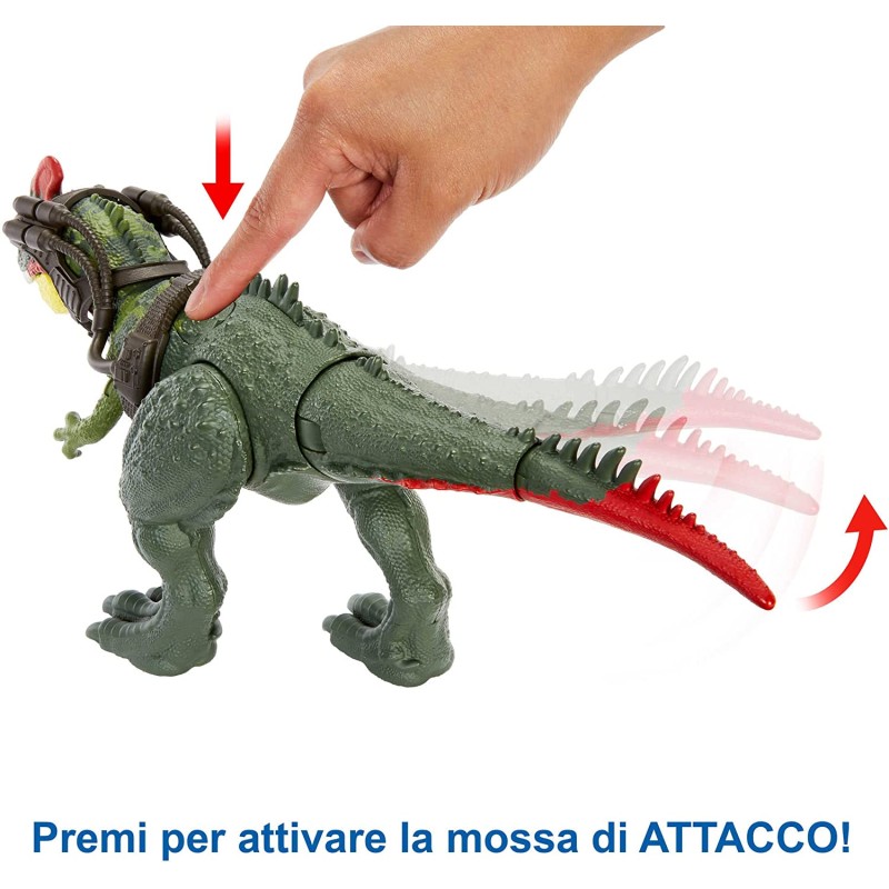 Mattel Jurassic GWN25 Owen e Velociraptor Blu - WWW