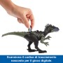 Mattel HLP15 Jurassic World Ruggito Selvaggio Driptosauro snodato con suoni e mosse d'attacco