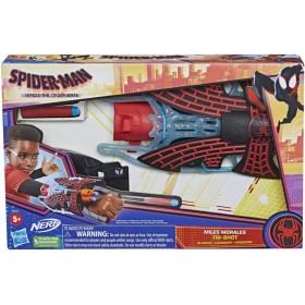 Hasbro F3734 Marvel Nerf Spider-Man: Across The Spider-Verse Miles Morales Blaster Tri-Shot 3 dardi
