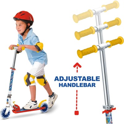 Monopattino Mini Scooter a 4 Ruote In Plastica per Bambini Bimbi