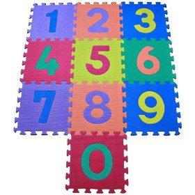 GIOCHERIA GGI190287 Tappeto Eva Puzzle Numeri 9 Pezzi GIOCHERIA GGI190287 Tappeto Eva Puzzle Numeri 9 Pezzi