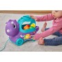Fisher Price HNR52 Dino Impara e Cammina dinosauro da trainare con palline saltellanti e contenuti multilingue