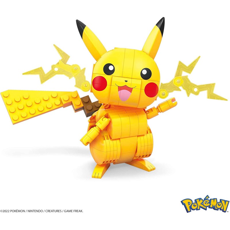 Mega GMD31 Pokémon Pikachu da costruire di 10 cm Giocattolo per Bambini 6+  Anni